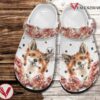 Fox Flower Vintage Croc Shoes For Grandma- Fox Lover Shoes Croc Clogs Women, Unique Gift From  Vesles2014S
