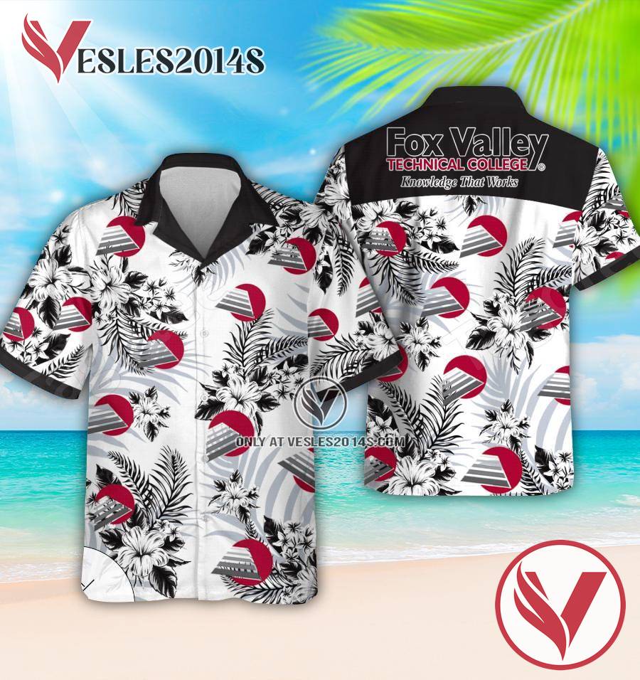 Fox Valley Technical College Hawaiian Suit, Unique Outfit For Fans - Vesles2014S 1
