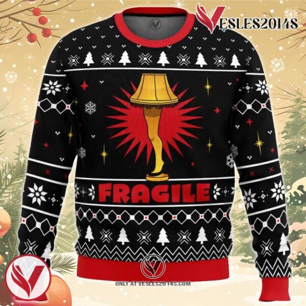 Fragile A Christmas Story Ugly Christmas Sweater, Unique Christmas Gift For Fans - Vesles2014S