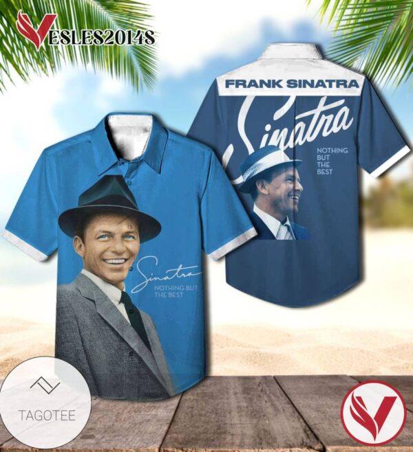 Frank Sinatra Nothing But The Best Album Cover Hawaiian Shirt, Best Gift For Music Lovers Vesles2014S