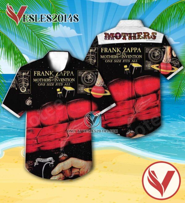 Frank Zappa And The Mothers Of Invention One Size Fits All Album Cover Hawaiian Shirt, Unique Gifts For Music Lovers - Vesles2014S