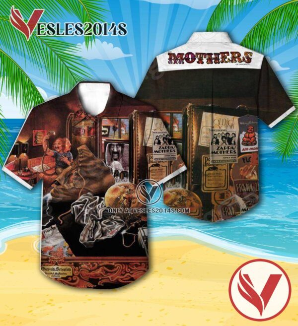 Frank Zappa And The Mothers Of Invention Over-nite Sensation Album Cover Hawaiian Shirt, Unique Gifts For Music Lovers - Vesles2014S