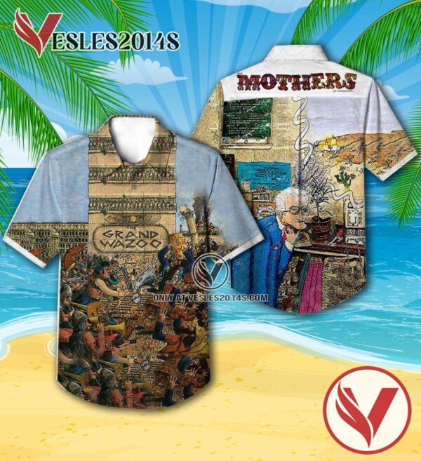Frank Zappa And The Mothers Of Invention The Grand Wazoo Album Cover Hawaiian Shirt, Unique Gifts For Music Lovers - Vesles2014S