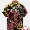 Frankenstein And Guitar Halloween Hawaiian Shirt, Unique Gifts For Friends - Vesles2014S 1