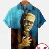 Frankenstein Art Halloween Hawaiian Shirt, Unique Gifts For Friends - Vesles2014S 1