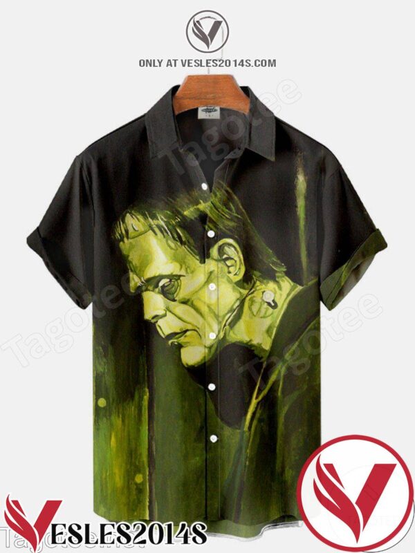 Frankenstein Halloween Halloween Hawaiian Shirt, Unique Gifts For Friends - Vesles2014S 1
