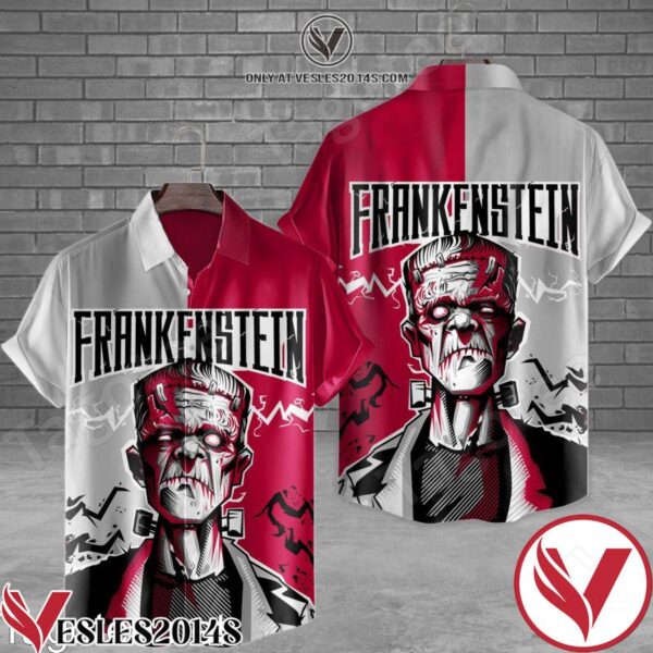 Frankenstein Hawaiian Shirt, Unique Gifts For Friends - Vesles2014S 1