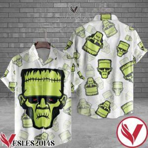 Frankenstein Horror Head Hawaiian Shirt, Unique Gifts For Friends - Vesles2014S 1