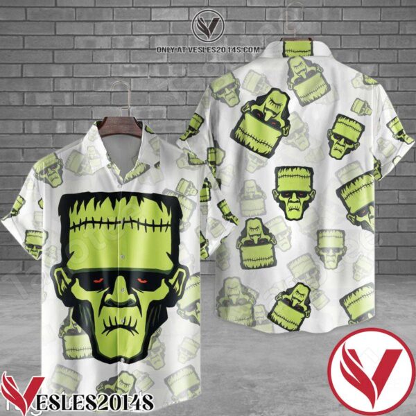 Frankenstein Horror Head Hawaiian Shirt, Unique Gifts For Friends - Vesles2014S 1
