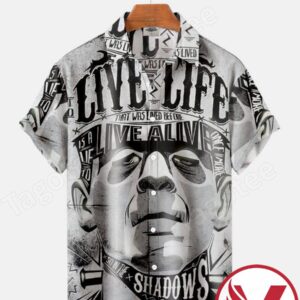 Frankenstein Live Live Art Halloween Hawaiian Shirt, Unique Gifts For Friends - Vesles2014S 1