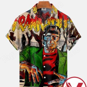 Frankenstein Monster Halloween Hawaiian Shirt, Unique Gifts For Friends - Vesles2014S 1