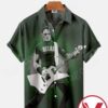 Frankenstein Relax With Guitar Halloween Hawaiian Shirt, Unique Gifts For Friends - Vesles2014S 1