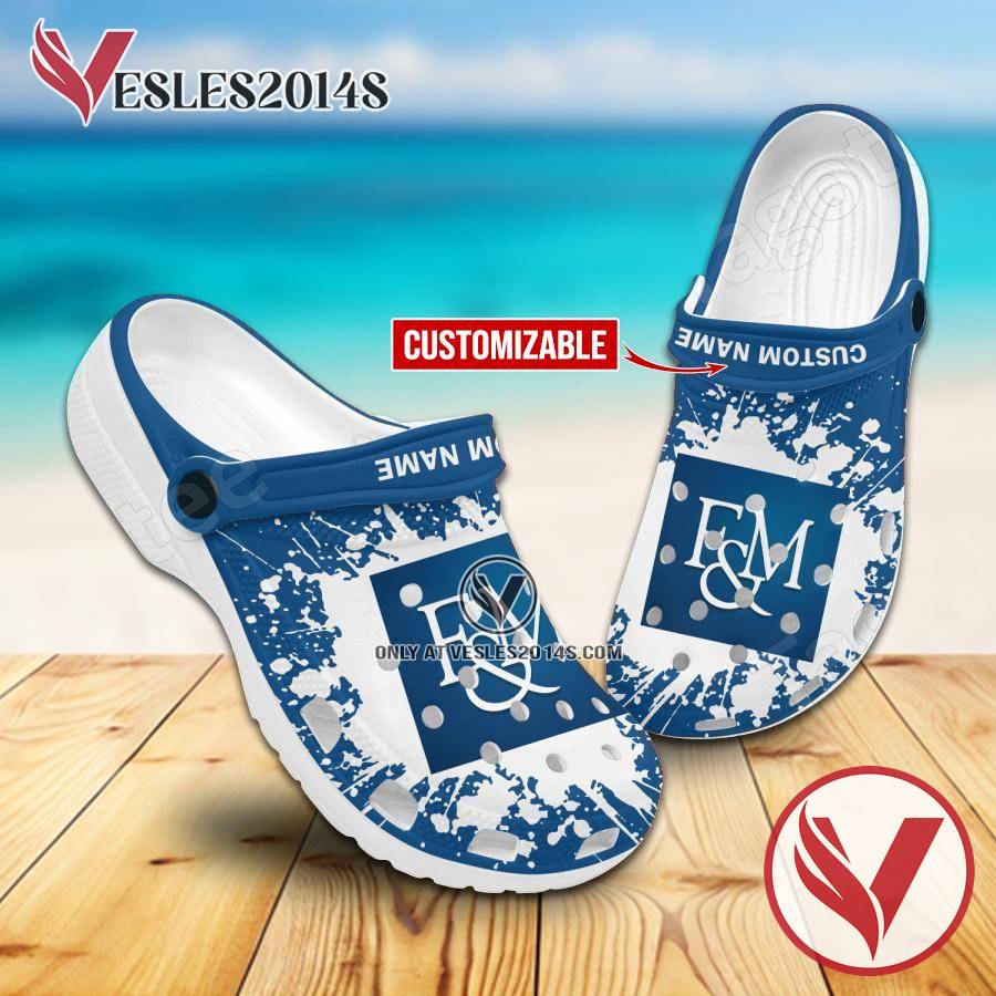 Franklin and Marshall College Crocs Shoes For Men And Women, Unique Clogs Shoes For Fans - Vesles2014S