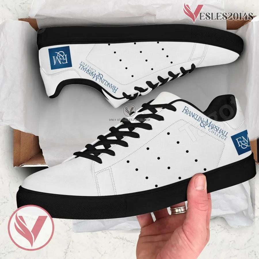 Franklin and Marshall College Logo Stan Smith Shoes, Unique Sneaker For Fans - Vesles2014s 1