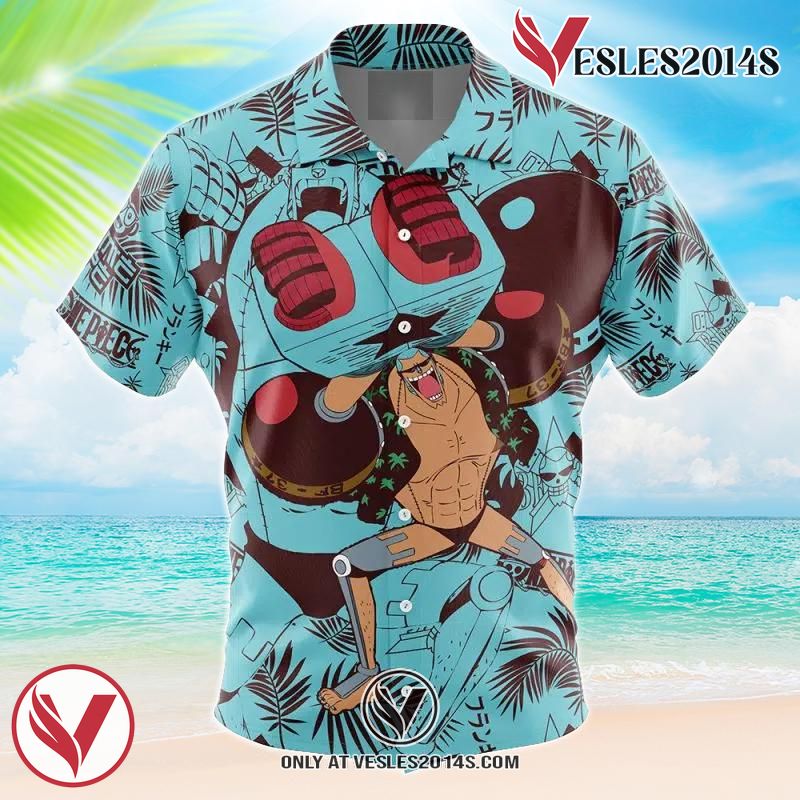 Franky Aloha OP Hawaiian Button Up Shirt, Perfect Gifts For Anime Lovers - Vesles2014S