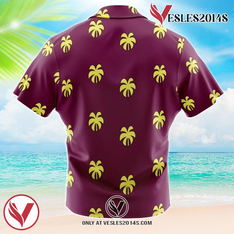 Franky Pattern One Piece Hawaiian Button Up Shirt, Perfect Gifts For Anime Lovers - Vesles2014S 1