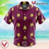Franky Pattern One Piece Hawaiian Button Up Shirt, Perfect Gifts For Anime Lovers - Vesles2014S