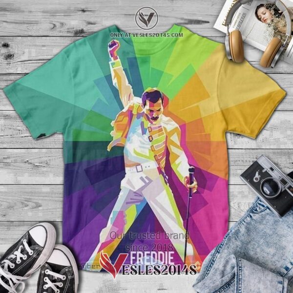 Freddie Mercury Album 3D Hoodie, Shirt, Unique Gifts For Music Lovers - Vesles2014S