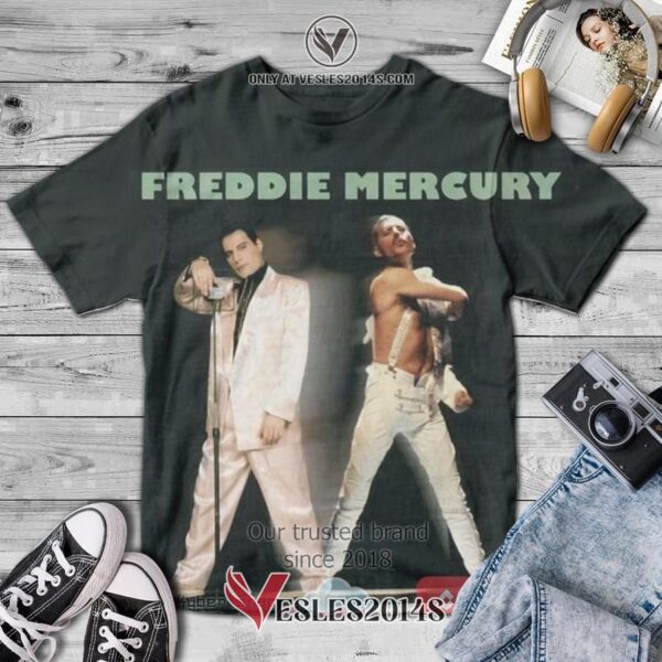 Freddie Mercury Album 3D Shirt, Unique Gifts For Music Lovers - Vesles2014S
