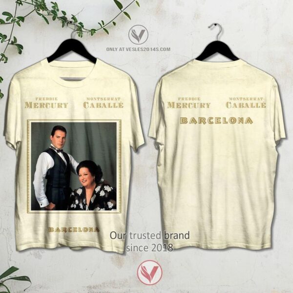 Freddie Mercury Barcelona Album 3D Shirt – LIMITED EDITION