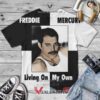 Freddie Mercury Live on My Own Album 3D Hoodie, Shirt, Unique Gifts For Music Lovers - Vesles2014S