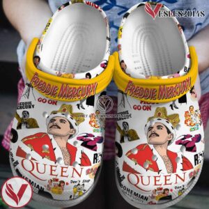 Freddie Mercury Music Crocs Crocband Clogs Shoes, Unique Gifts For Fans Style 2 - Vesles2014S