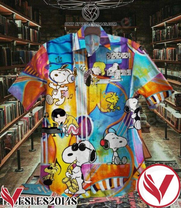 Freddie Mercury Queen Snoopy Enjoy Music Hawaiian Shirt, Unique Gifts For Friends - Vesles2014S 1