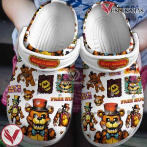 Freddy Fazbear’s pizza Movie Crocs Crocband Clogs Shoes Comfortable For Men Women and Kids - Vesles2014S