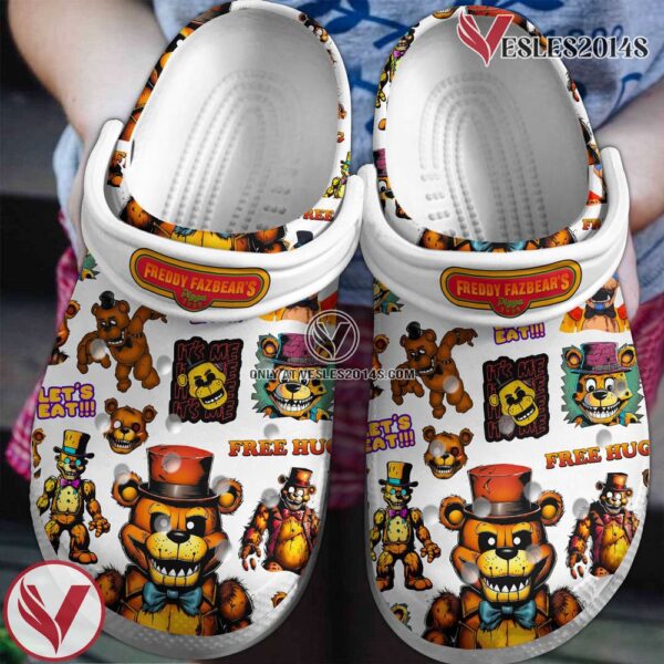 Freddy Fazbear’s pizza Movie Crocs Crocband Clogs Shoes Comfortable For Men Women and Kids - Vesles2014S