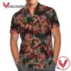 Freddy Krueger Hibiscus Flower Halloween Casual Beach Full Printing Hawaiian Shirt Vesles2014S