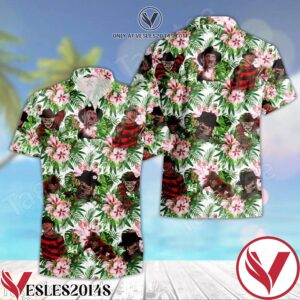 Freddy Krueger Horror Nightmare Tropical Forest Hawaiian Shirt And Short, Unique Gifts For Friends - Vesles2014S 1