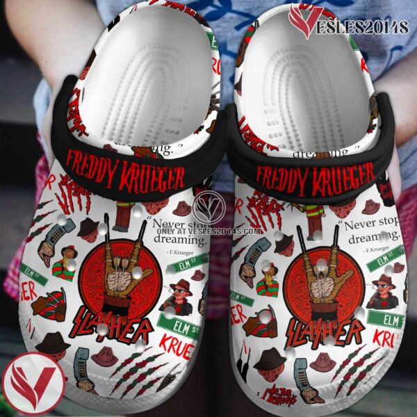 Freddy Krueger Movie Crocs Crocband Clogs Shoes Comfortable For Men Women and Kids - Vesles2014S