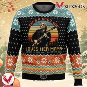 Free Fallin’ Tom Petty Ugly Christmas Sweater, Unique Christmas Gift For Fans - Vesles2014S