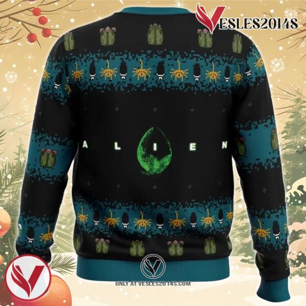 Free Hugs Alien Facehugger Ugly Christmas Sweater, Unique Christmas Gift For Fans - Vesles2014S 3