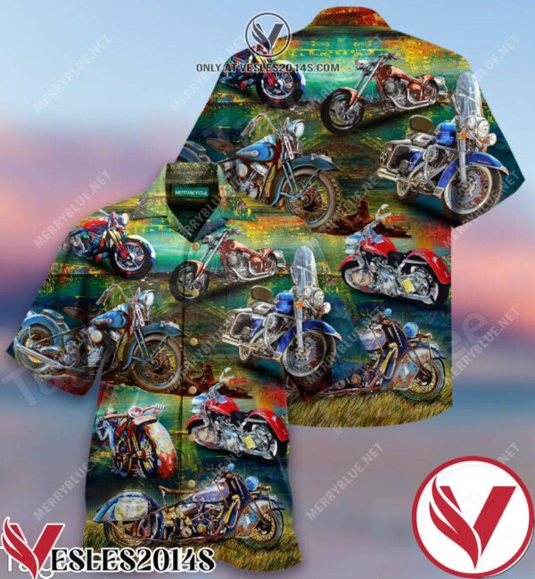 Freedom Is A Full Tank Motorcycles Colorful Hawaiian Shirt, Unique Gifts For Friends - Vesles2014S 1
