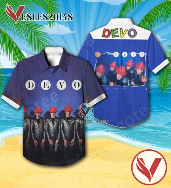Freedom Of Choice Album By Devo Hawaiian Shirt, Unique Gifts For Music Lovers - Vesles2014S