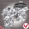 Freightliner Trucks Black Tropical Floral White Hawaiian Shirt, Unique Gifts For Friends - Vesles2014S 1