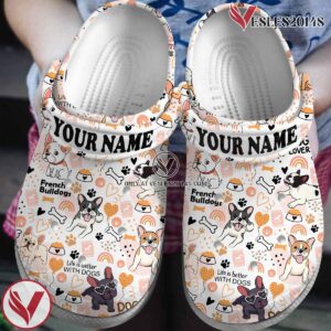 French Bulldogs Dogs Crocs Crocband Clogs Shoes Comfortable For Men Women and Kids, Unique Gift From  Vesles2014S
