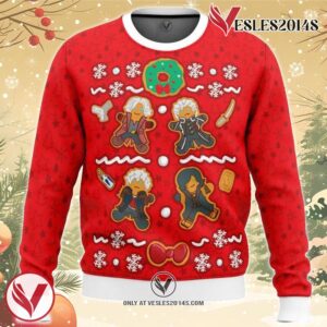Fresh Baked Devil Hunters Devil May Cry Ugly Christmas Sweater, Unique Christmas Gift For Fans - Vesles2014S