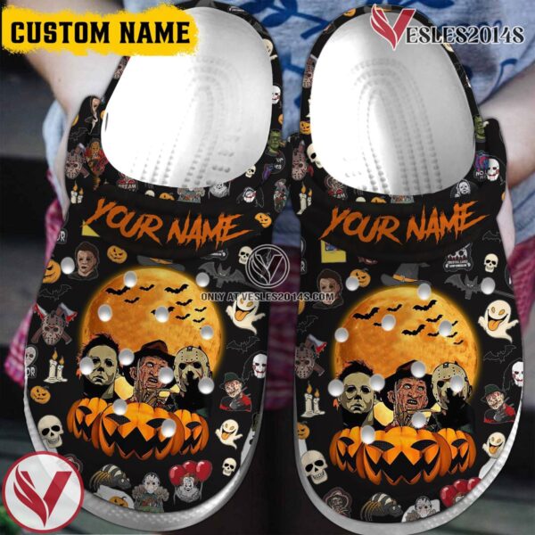 Friday The 13th Movie Crocs Crocband Clogs Shoes Comfortable For Men Women and Kids Style 2 - Vesles2014S