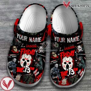 Friday the 13th Movie Halloween Crocs Crocband Clogs Shoes Comfortable For Men Women and Kids Style 1 - Vesles2014S 2