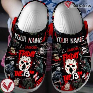 Friday the 13th Movie Halloween Crocs Crocband Clogs Shoes Comfortable For Men Women and Kids Style 1 - Vesles2014S