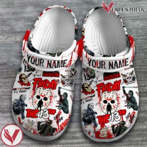 Friday the 13th Movie Halloween Crocs Crocband Clogs Shoes Comfortable For Men Women and Kids Style 2 - Vesles2014S 2