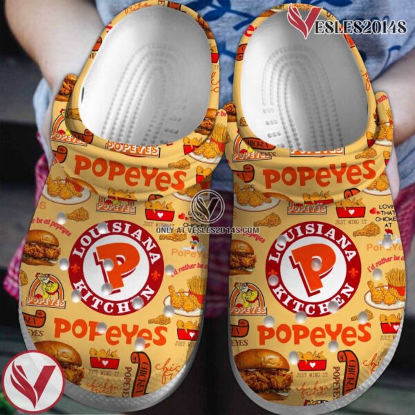 Fried Chicken Poypeyes Food Crocs Crocband Clogs Shoes Comfortable For Men Women and Kids, Unique Gift From  Vesles2014S