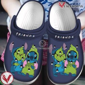Friends Grinch And Stitch Classic Clogs Shoes, Unique Gift From  Vesles2014S