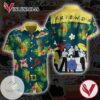 Friends TV Show Hawaiian II Graphic Print Short Sleeve Hawaiian Casual Shirt Vesles2014S