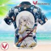 Frieren Beyond Journey’s End Pattern Hawaiian Button Up Shirt, Perfect Gifts For Anime Lovers - Vesles2014S