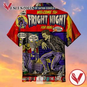 Fright Night Casual Hawaiian Shirt, Best Gifts For Summer Vesles2014S 2