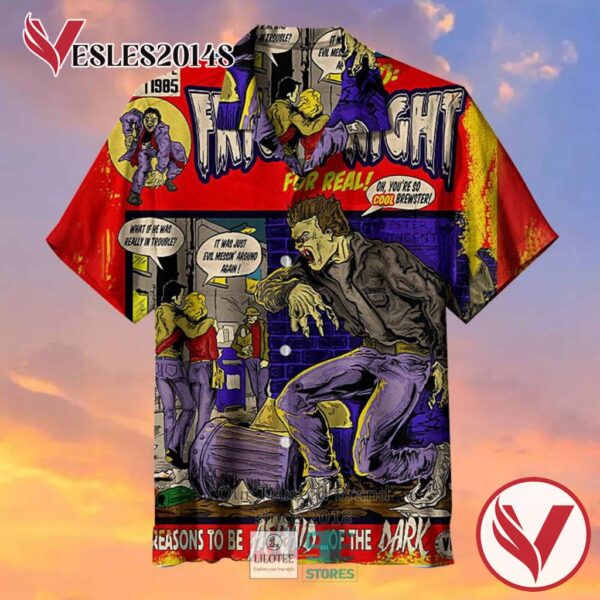Fright Night Casual Hawaiian Shirt, Best Gifts For Summer Vesles2014S