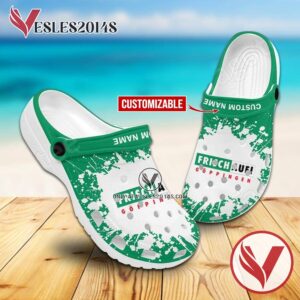 Frisch Auf Göppingen Handball Logo Custom Crocs, Unique Footwear For Fans - Vesles2014S